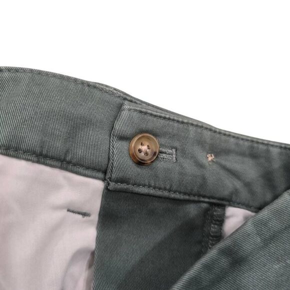 J. Crew Girlfriend Chino Pants Women's‎ 2 Black Green High Rise Straight Stretch - Picture 5 of 6